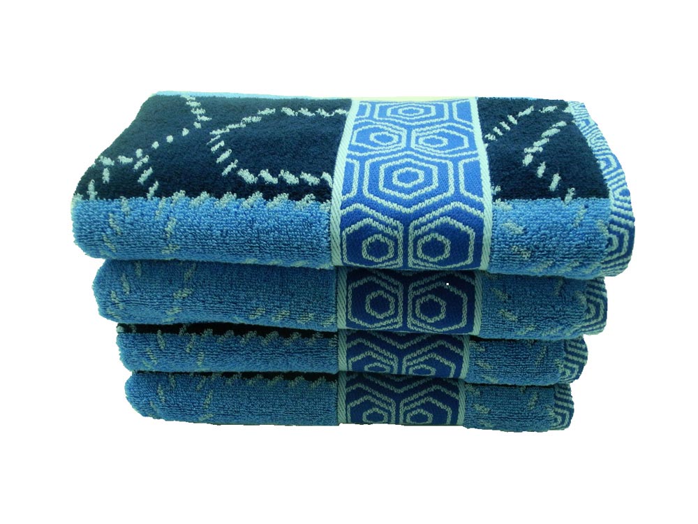 Полотенце Cleanelly ПЦ-2602-2878 50 х 90 см махровое синий