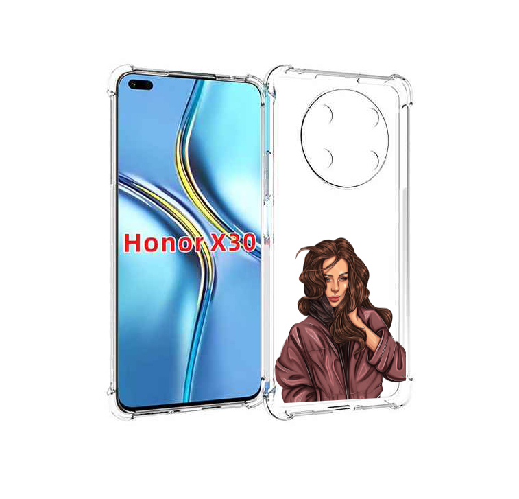

Чехол MyPads Арт-рисунок-девушки для Honor X30 / Magic4 Lite 5G, Прозрачный, Tocco