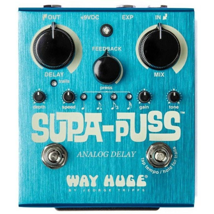 

Гитарная педаль эффектов/ примочка DUNLOP Way Huge WHE707, Синий, Way Huge WHE707