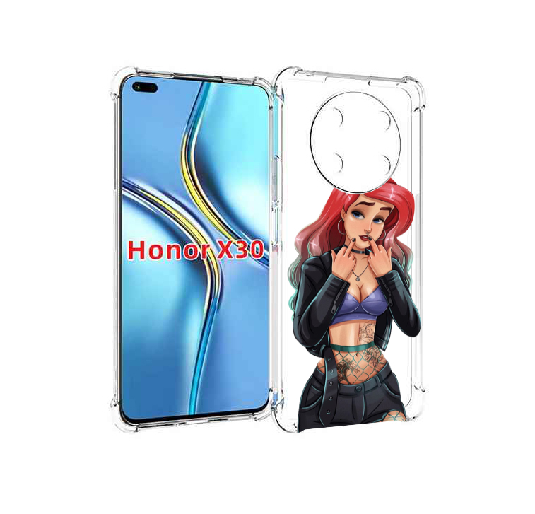 

Чехол MyPads Ариэль-русалочка-готика для Honor X30 / Magic4 Lite 5G, Прозрачный, Tocco