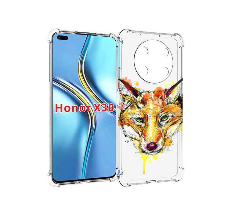 

Чехол MyPads Акварельная лиса для Honor X30 / Magic4 Lite 5G, Прозрачный, Tocco