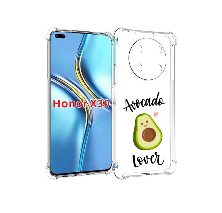 

Чехол MyPads Авокадо-любовь для Honor X30 / Magic4 Lite 5G, Прозрачный, Tocco