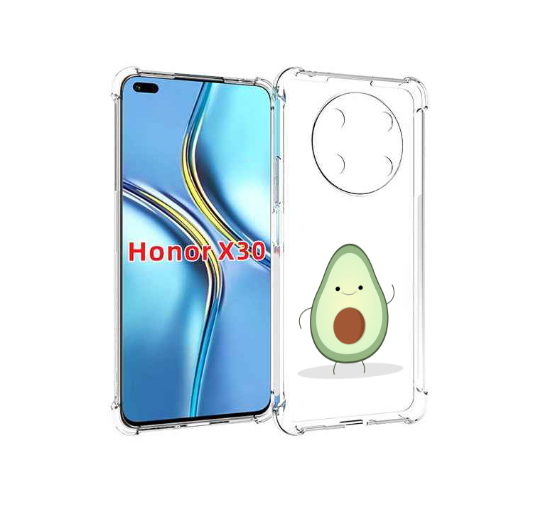 

Чехол MyPads Авокадик для Honor X30 / Magic4 Lite 5G, Прозрачный, Tocco