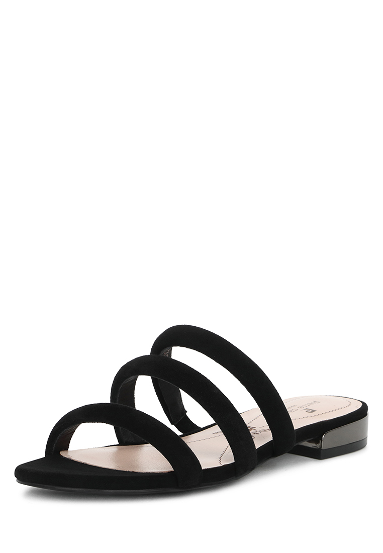 

Мюли женские Pierre Cardin JX21S-443-5 черные 40 RU, Черный, JX21S-443-5