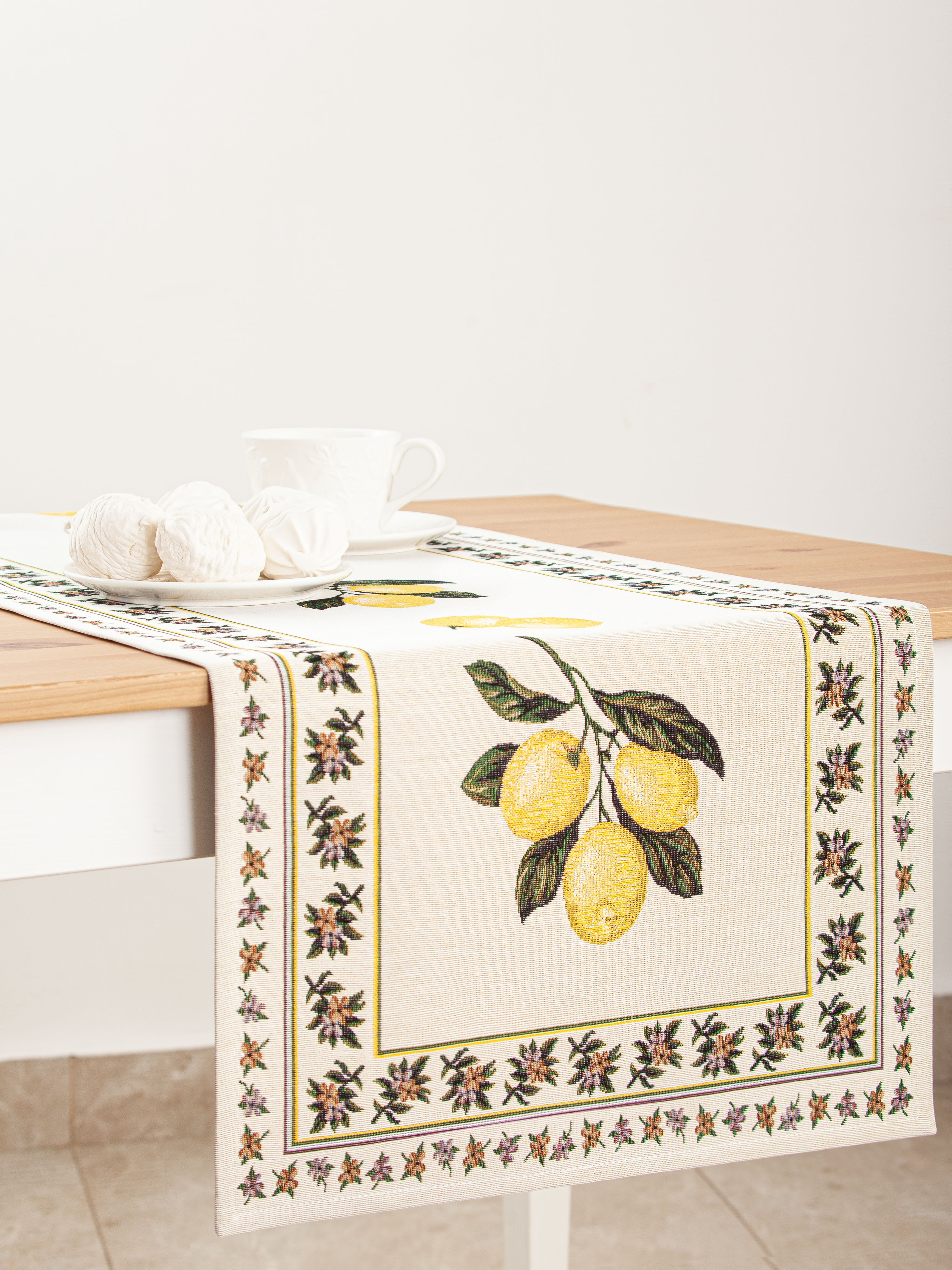 фото Дорожка для стола le gobelin лимоны 45х140 см