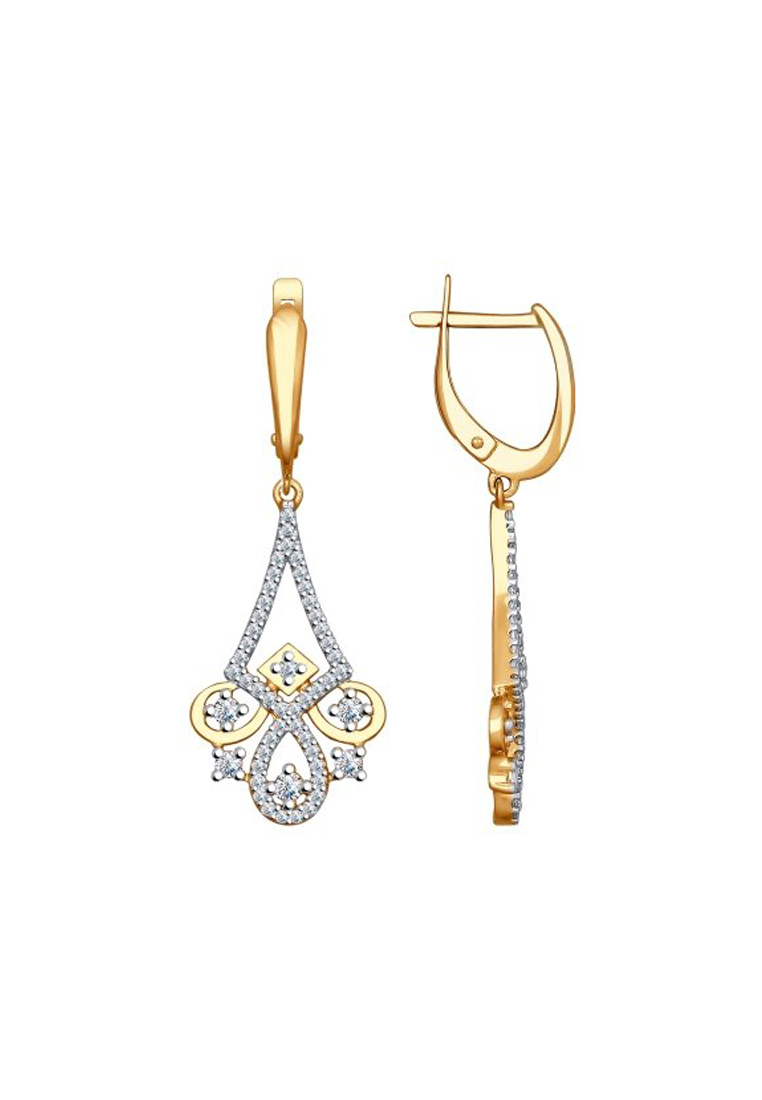 

Серьги из серебра с фианитом SOKOLOV 93020768, 93020768_k