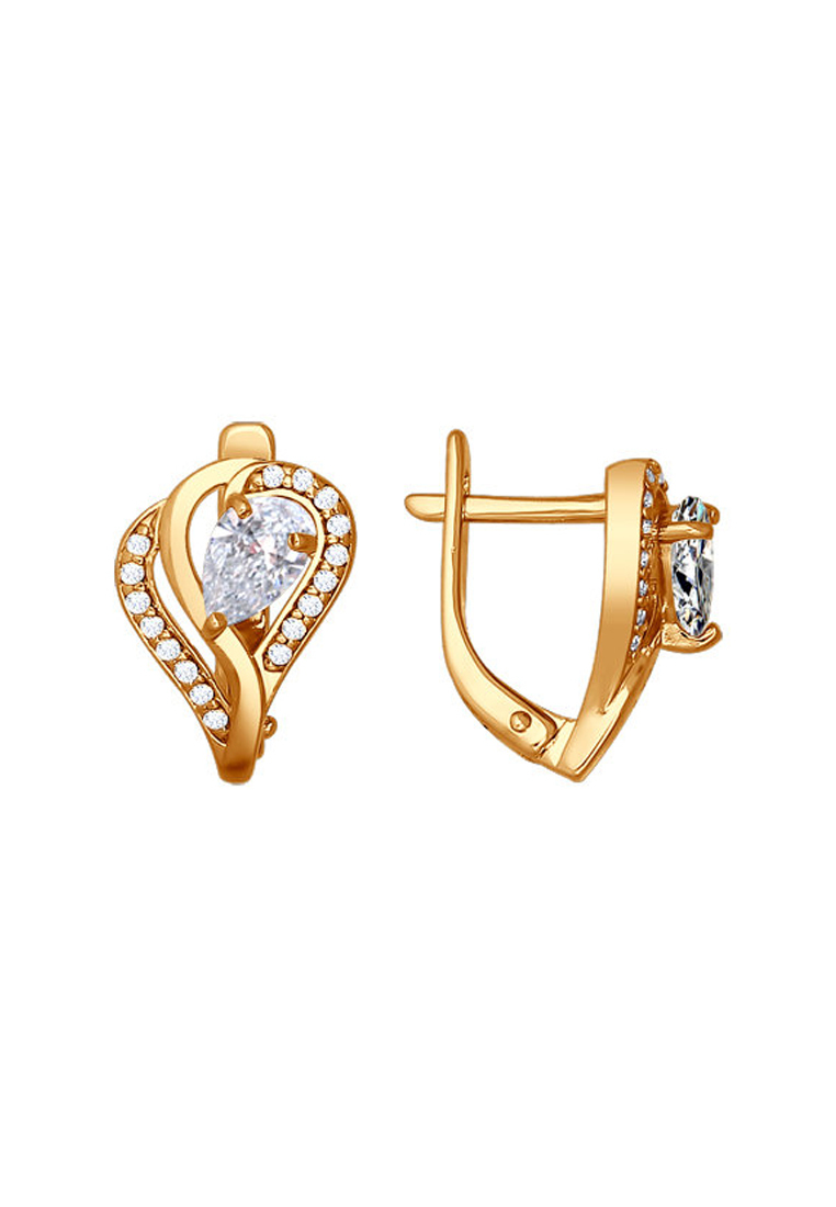 

Серьги из серебра с фианитом SOKOLOV 93020225, 93020225_k