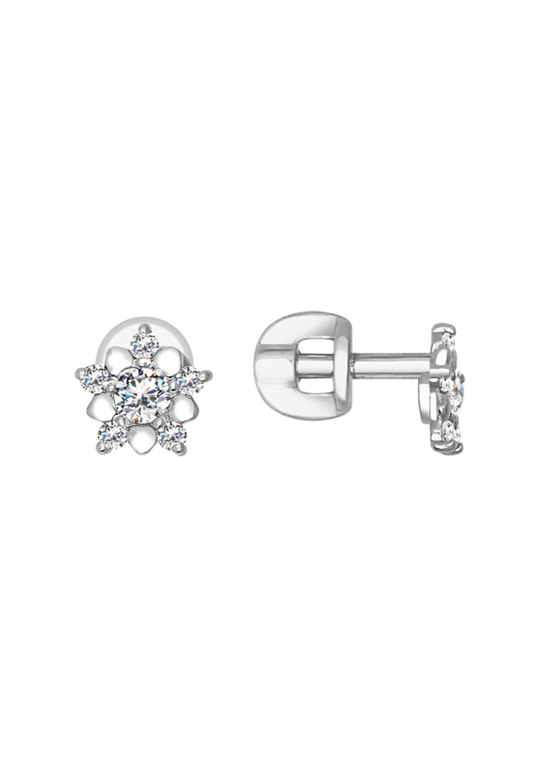 

Серьги из серебра с фианитом SOKOLOV 94020089, 94020089_k