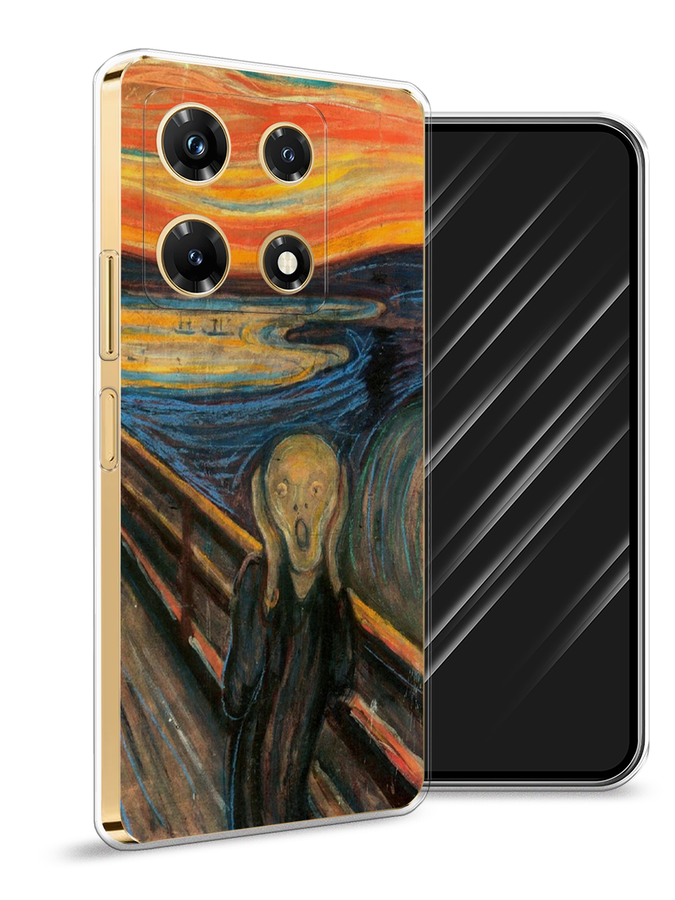 

Чехол Awog на Infinix Note 30 Pro, Оранжевый;синий;серый, 3104550-9