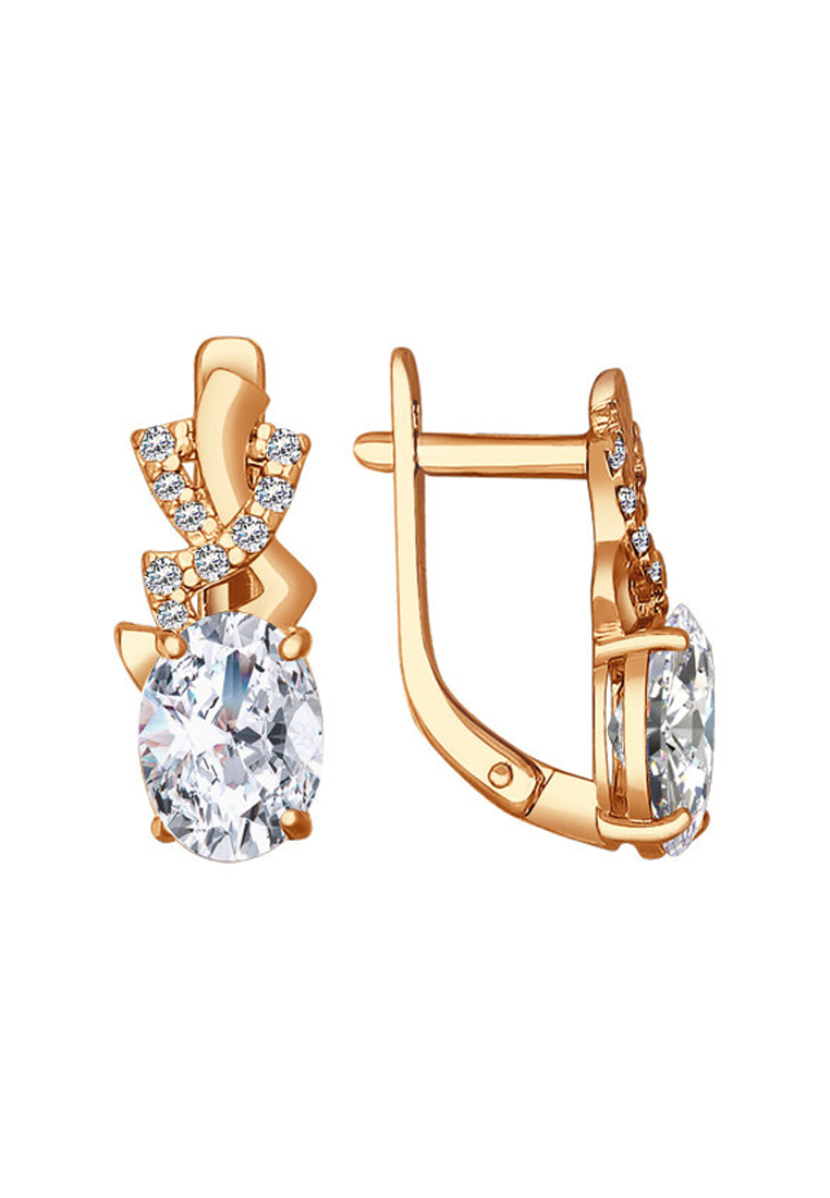 

Серьги из серебра с фианитом SOKOLOV 93020119, 93020119