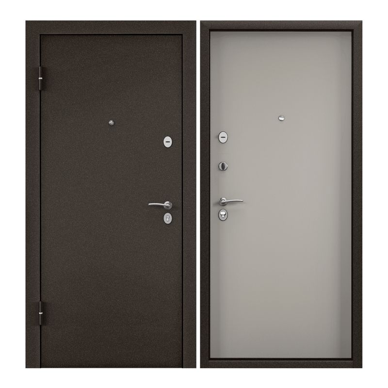 фото Дверь входная для квартиры металлическая torex terminal-c 950х2050, левый, коричневый torex стальные двери