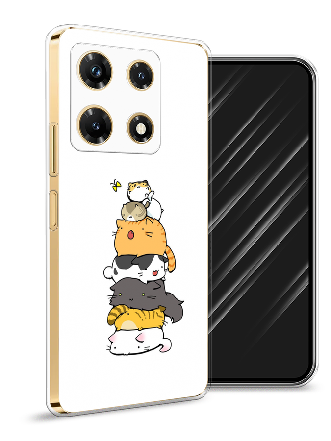 

Чехол Awog на Infinix Note 30 Pro, Коричневый;белый;серый, 3104550-10