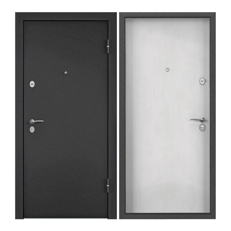 Дверь входная для квартиры металлическая Torex Terminal-B 860х2050, правый, темно-серый