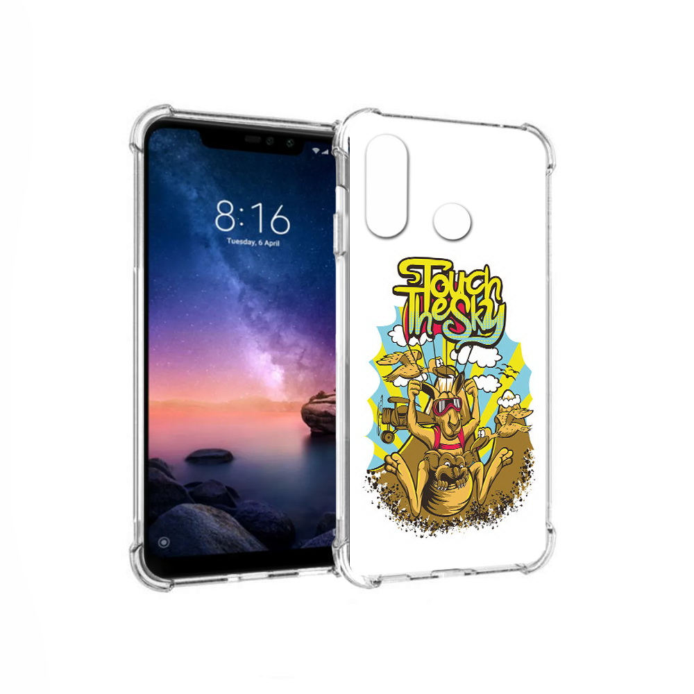 

Чехол MyPads Tocco для Xiaomi Redmi Note 6 нарисованное кенгуру комикс (PT118671.310.505), Прозрачный, Tocco