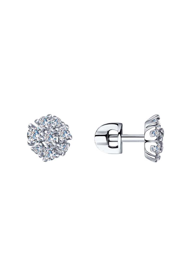 

Серьги из серебра с фианитом SOKOLOV 94023547, 94023547_k