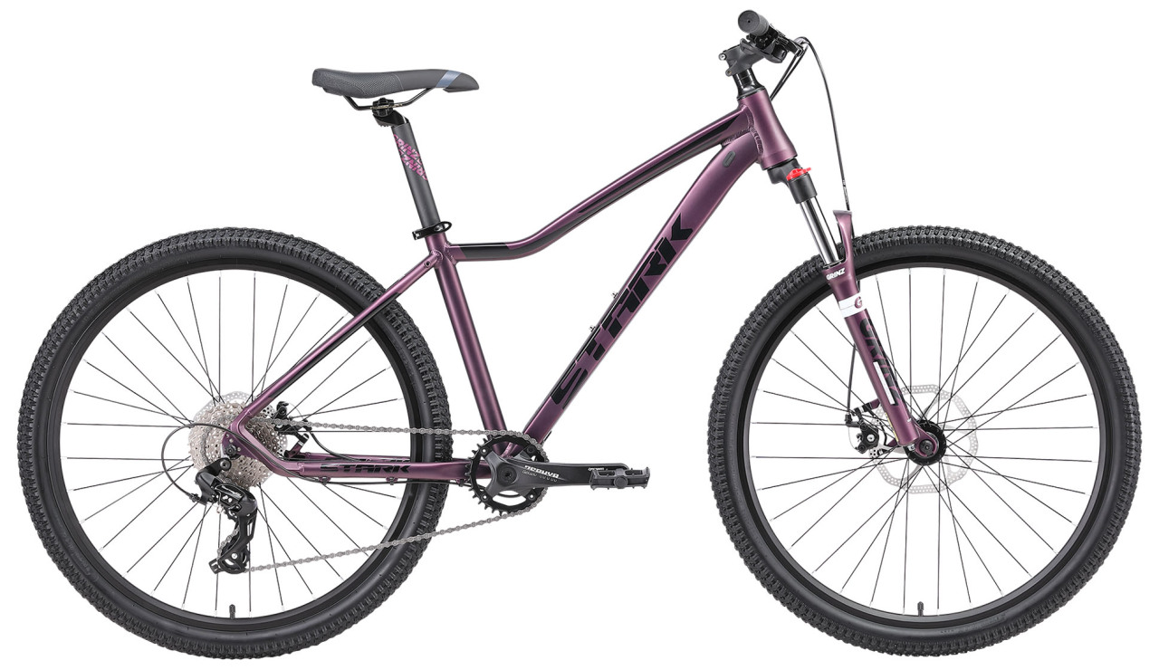 Горный велосипед Stark Viva 27.2 D (2024) Фиолетовый, Чёрный 16