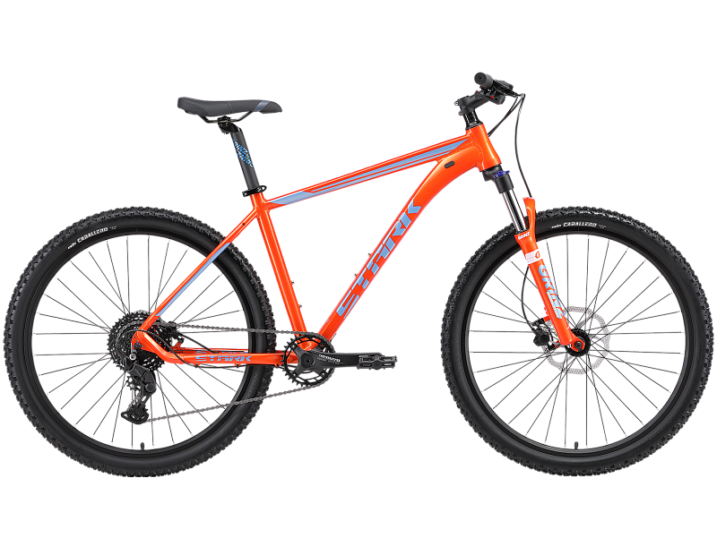 Горный велосипед Stark Router 27.4 HD (2024) Оранжевый, Синий 18