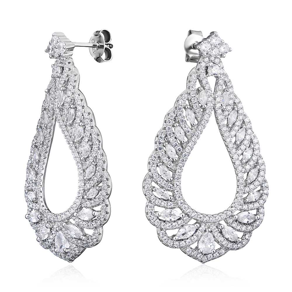 

Серьги из серебра с фианитом ЮВЕЛИР КАРАТ 2129175/9YJ2SE1005