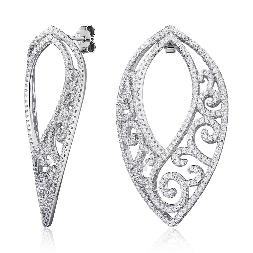

Серьги из серебра с фианитом ЮВЕЛИР КАРАТ 2129174/9YJ2SE0223, 2129174/9YJ2SE0223