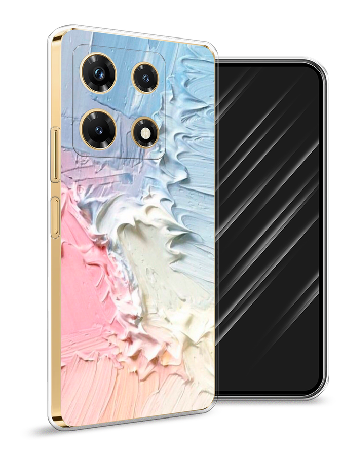 

Чехол Awog на Infinix Note 30 Pro, Голубой;розовый;желтый, 3104550-3
