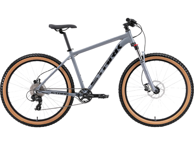 Горный велосипед Stark Hunter 27.2+ HD (2024) Серый, Фиолетовый 16