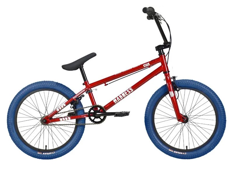 

Велосипед Stark BMX Madness BMX 1 (2024) Красный, Серебристый, Синий 20, Madness BMX 1