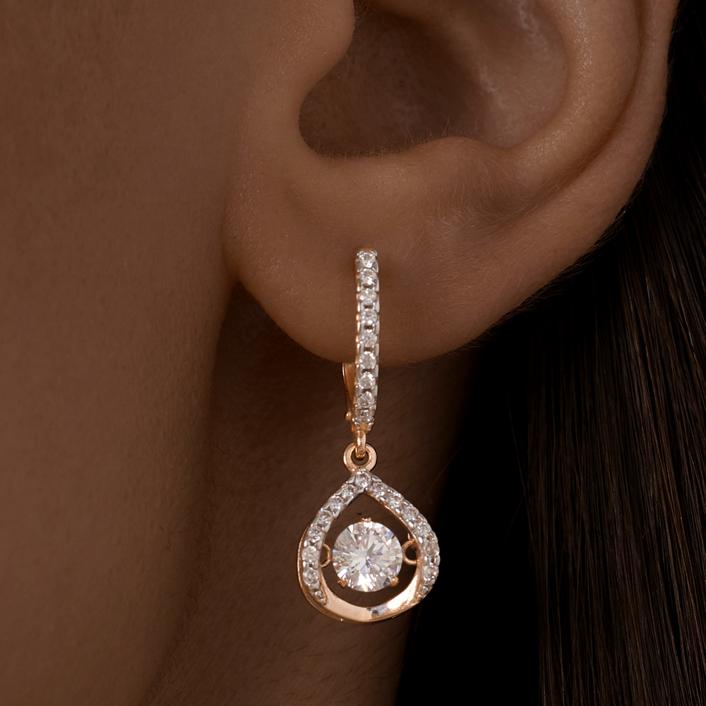 

Серьги из серебра с фианитом ЮВЕЛИР КАРАТ 2127777/9п, 2127777/9п