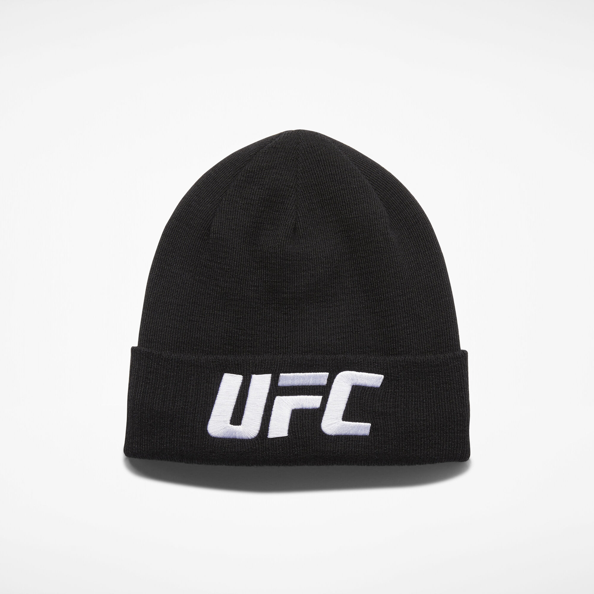 фото Шапка бини унисекс reebok ufc beanie (logo) черная, р. 56-58