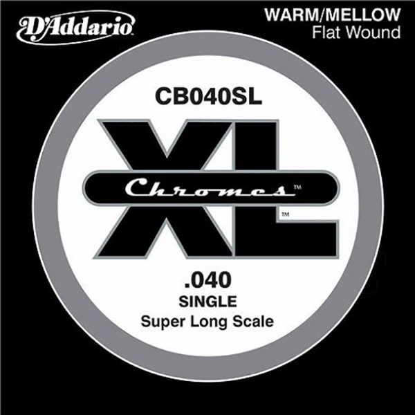 

Chromes Bass Отдельная струна для бас-гитары, 040, Super Long Scale, D'Addario CB040SL