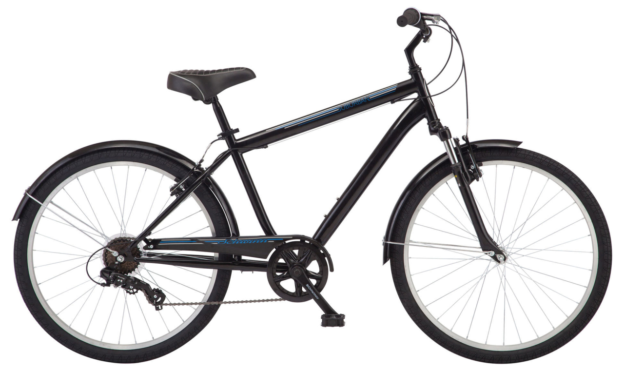 Комфортный велосипед Schwinn Suburban (2022) Чёрный 26