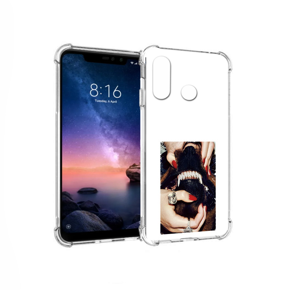 

Чехол MyPads Tocco для Xiaomi Redmi Note 6 маникюр (PT118671.310.457), Прозрачный, Tocco