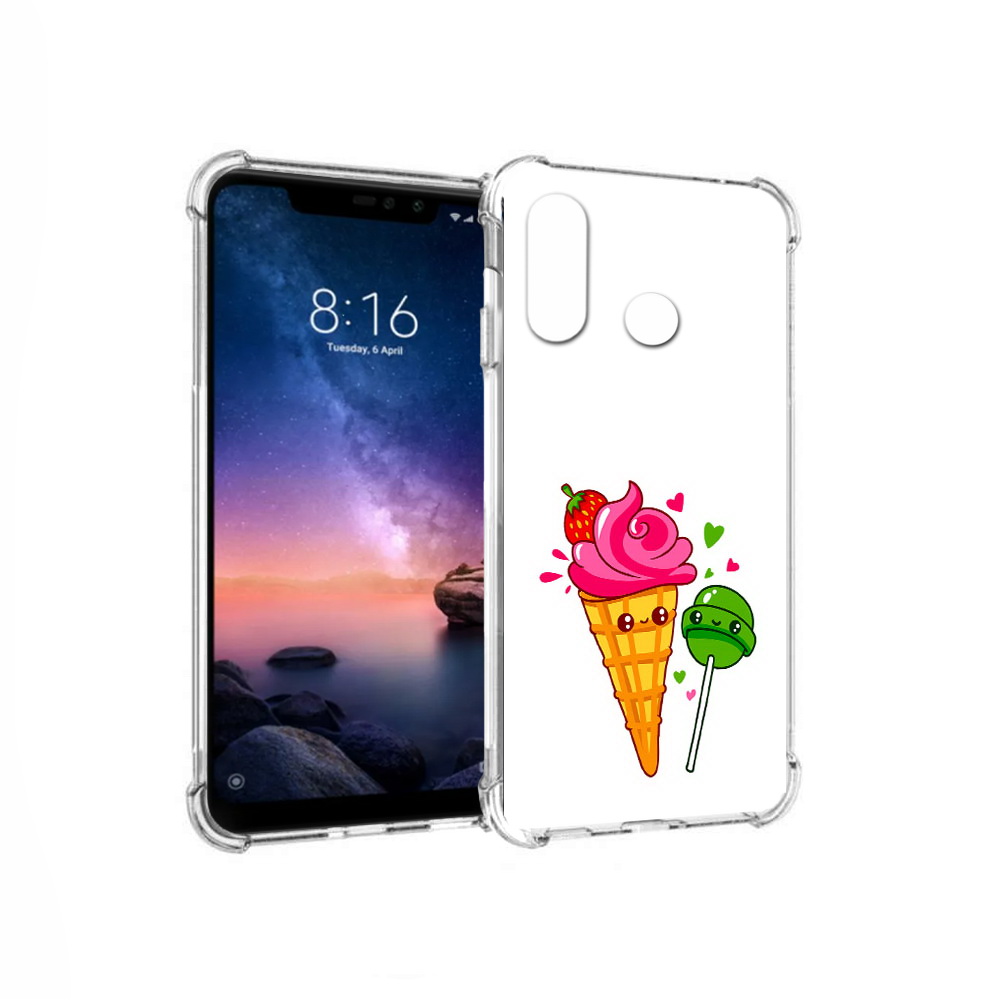 

Чехол MyPads Tocco для Xiaomi Redmi Note 6 Вкусняшки (PT118671.310.45), Прозрачный, Tocco
