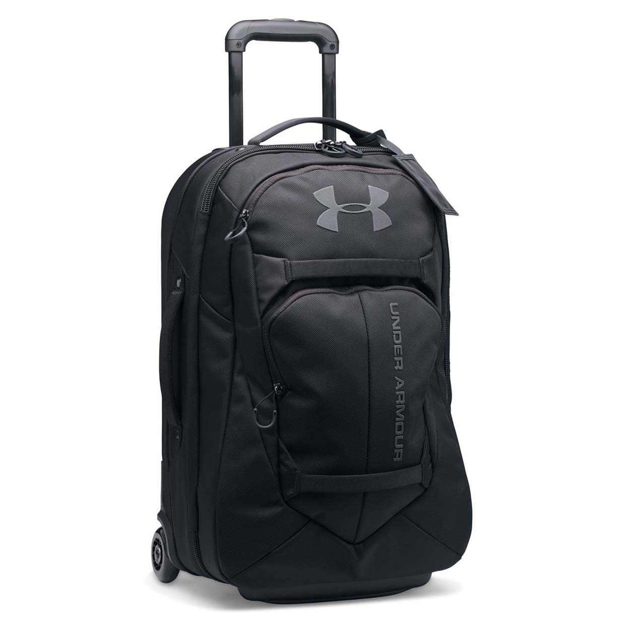 

Сумка унисекс Under Armour AT Carry-on Rolling Bag черная, AT Carry-on Rolling Bag