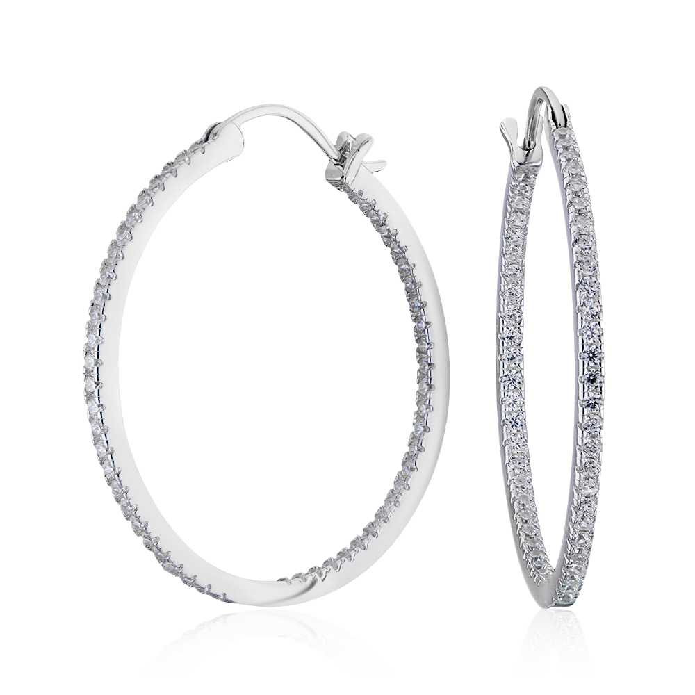 

Серьги из серебра с фианитом ЮВЕЛИР КАРАТ CTE-09168-30