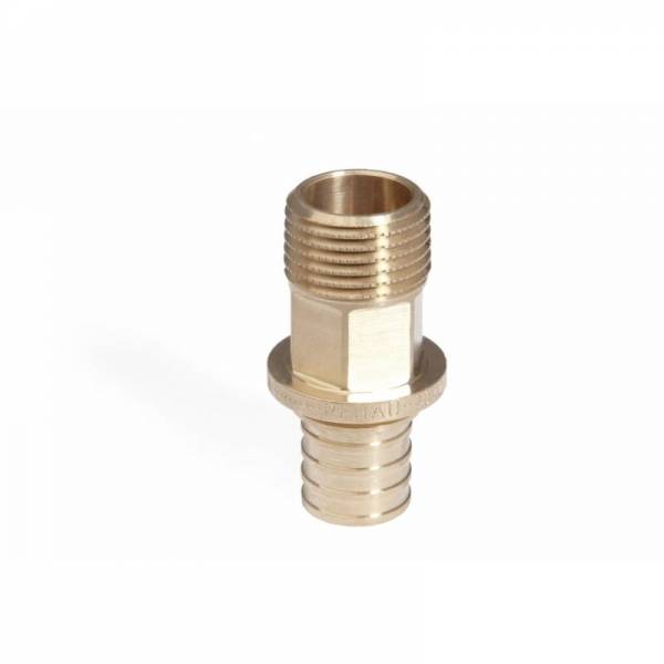 

Переходник латунь Rehau 14563171001 DN25, 1/2", золотистый