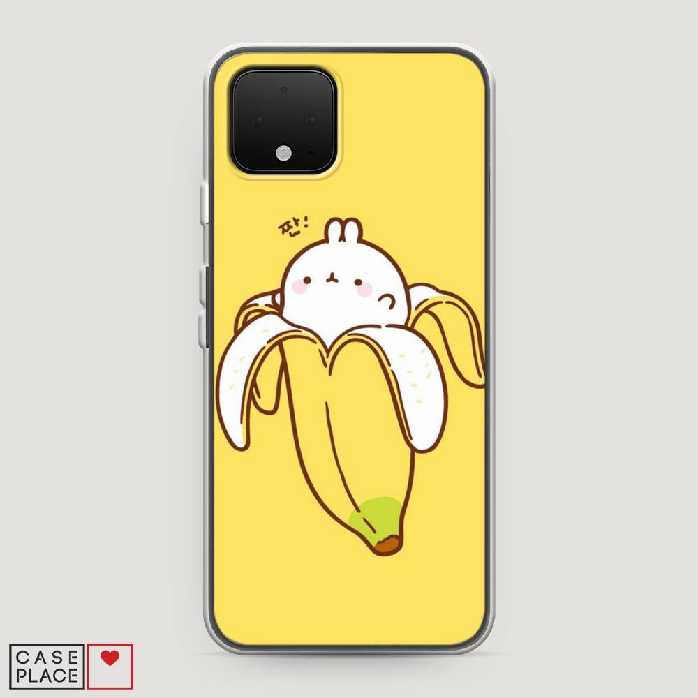 

Чехол Awog на Google Pixel 4 "Зайчик-бананчик", Разноцветный, 270250-2