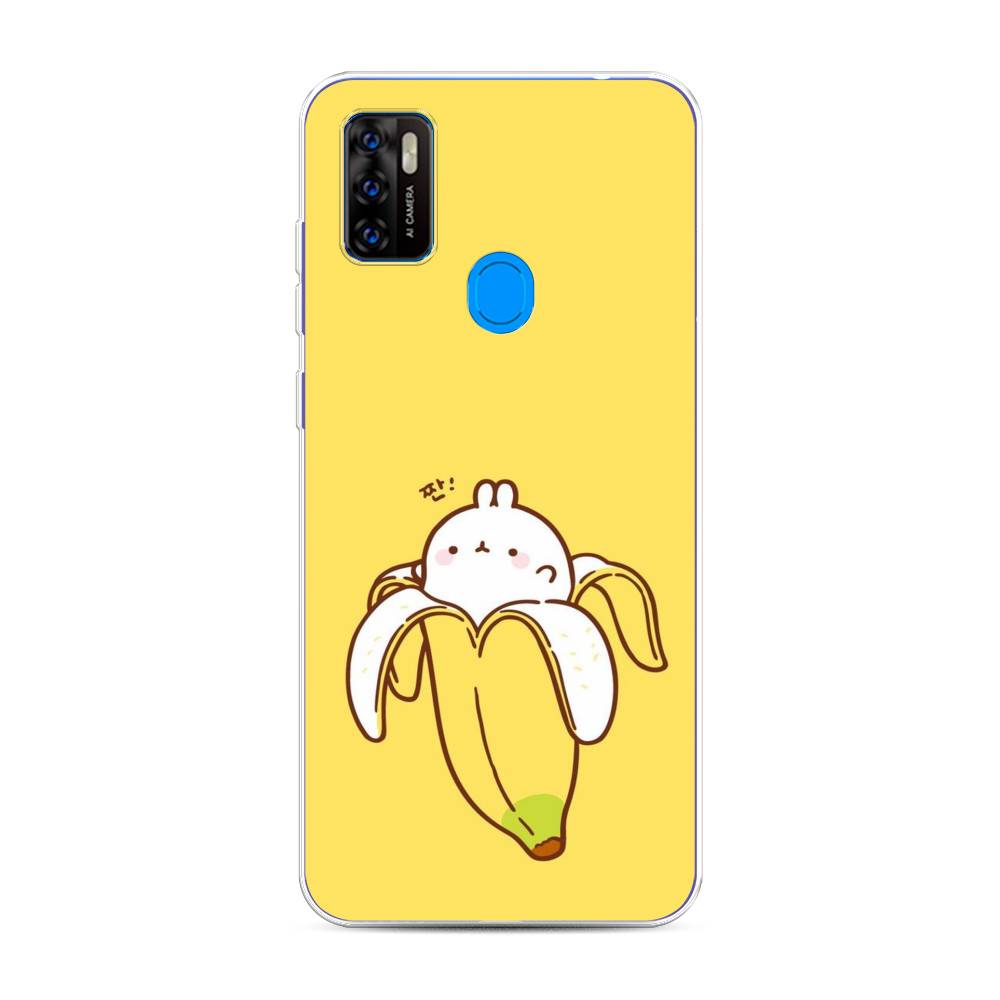 

Чехол Awog на ZTE Blade A7s 2020 / ЗТЕ Блэйд A7s 2020 "Зайчик-бананчик", Разноцветный, 133950-2