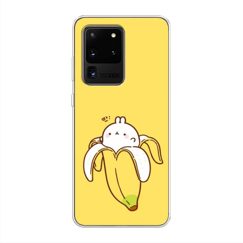 

Чехол Awog на Samsung Galaxy S20 Ultra "Зайчик-бананчик", Разноцветный, 29450-2