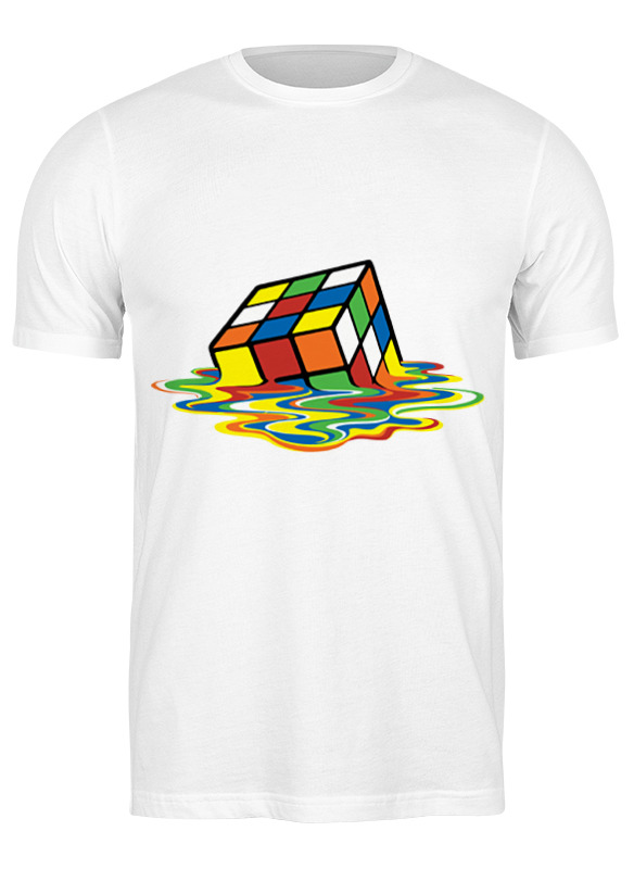 

Футболка мужская Printio Кубик рубика белая 2XL, Белый, Кубик рубика