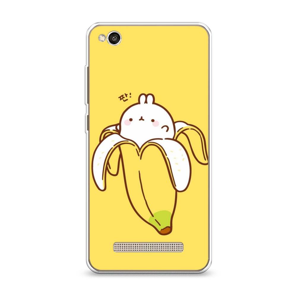 

Чехол Awog на Xiaomi Redmi 4A "Зайчик-бананчик", Разноцветный, 31350-2