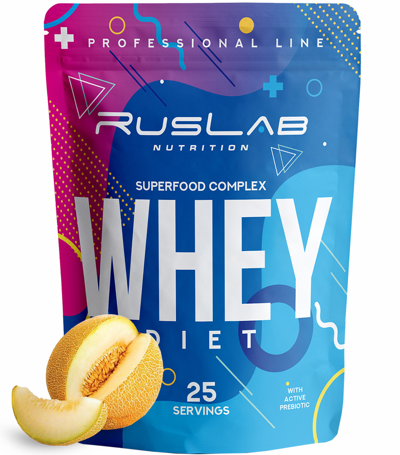 Заменитель пищи RusLabNutrition Whey Diet 800гр вкус спелая дыня