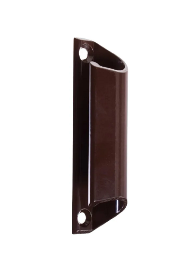 Ручка для двери металлическая ракушка коричневая комплект 2 шт.