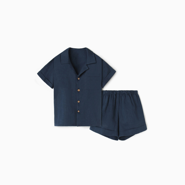 

Костюм повседневный детский Крошка Я Linen, Синий, 86, Linen