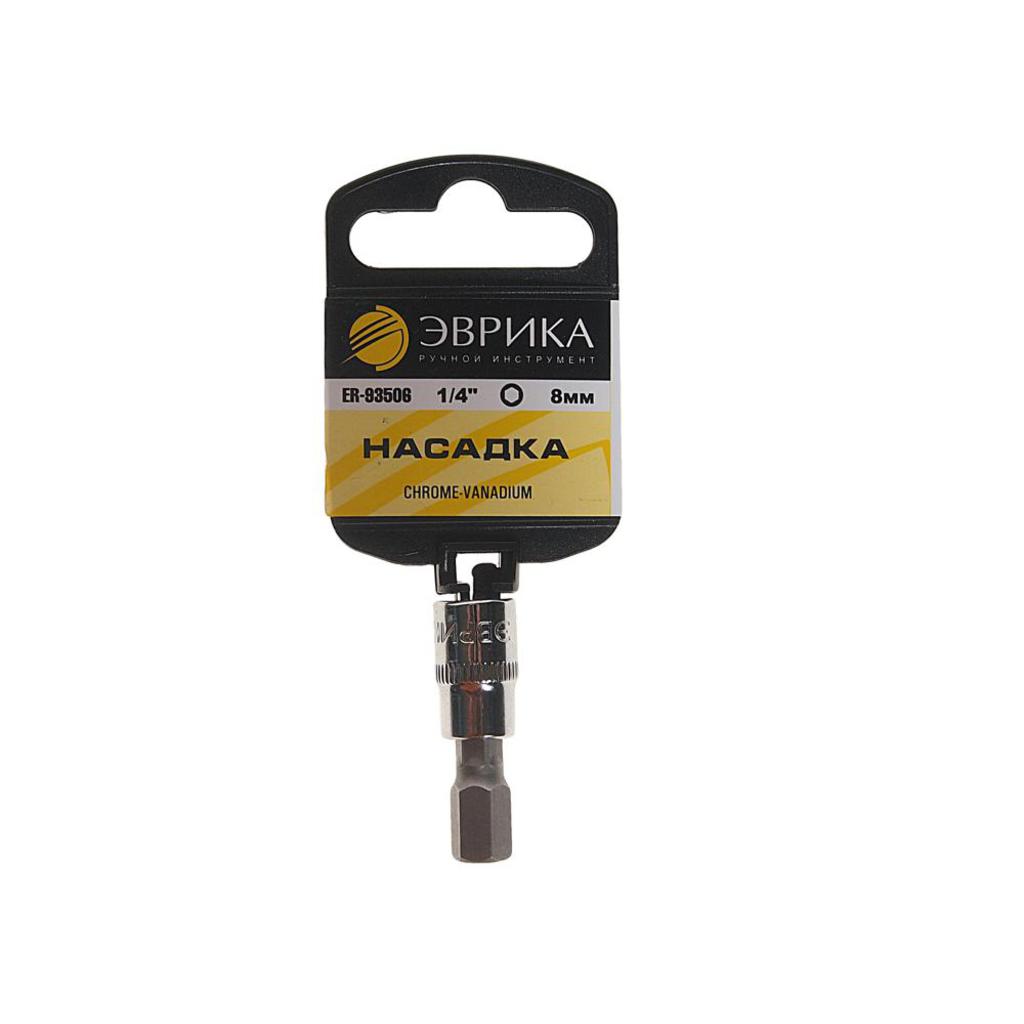 

Бита-головка 1/4" HEX H8х37мм с держателем ЭВРИКА ER-93506H