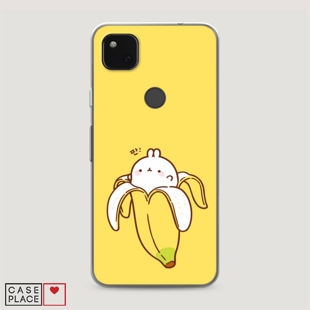 

Чехол Awog на Google Pixel 4A "Зайчик-бананчик", Разноцветный, 270650-2