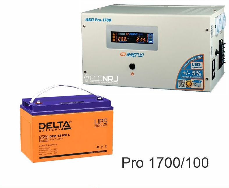 Энергия PRO-1700 + Delta DTM 12100 L