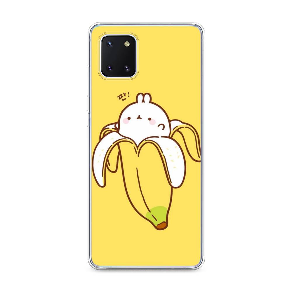 

Чехол Awog на Samsung Galaxy Note 10 Lite "Зайчик-бананчик", Разноцветный, 29150-2