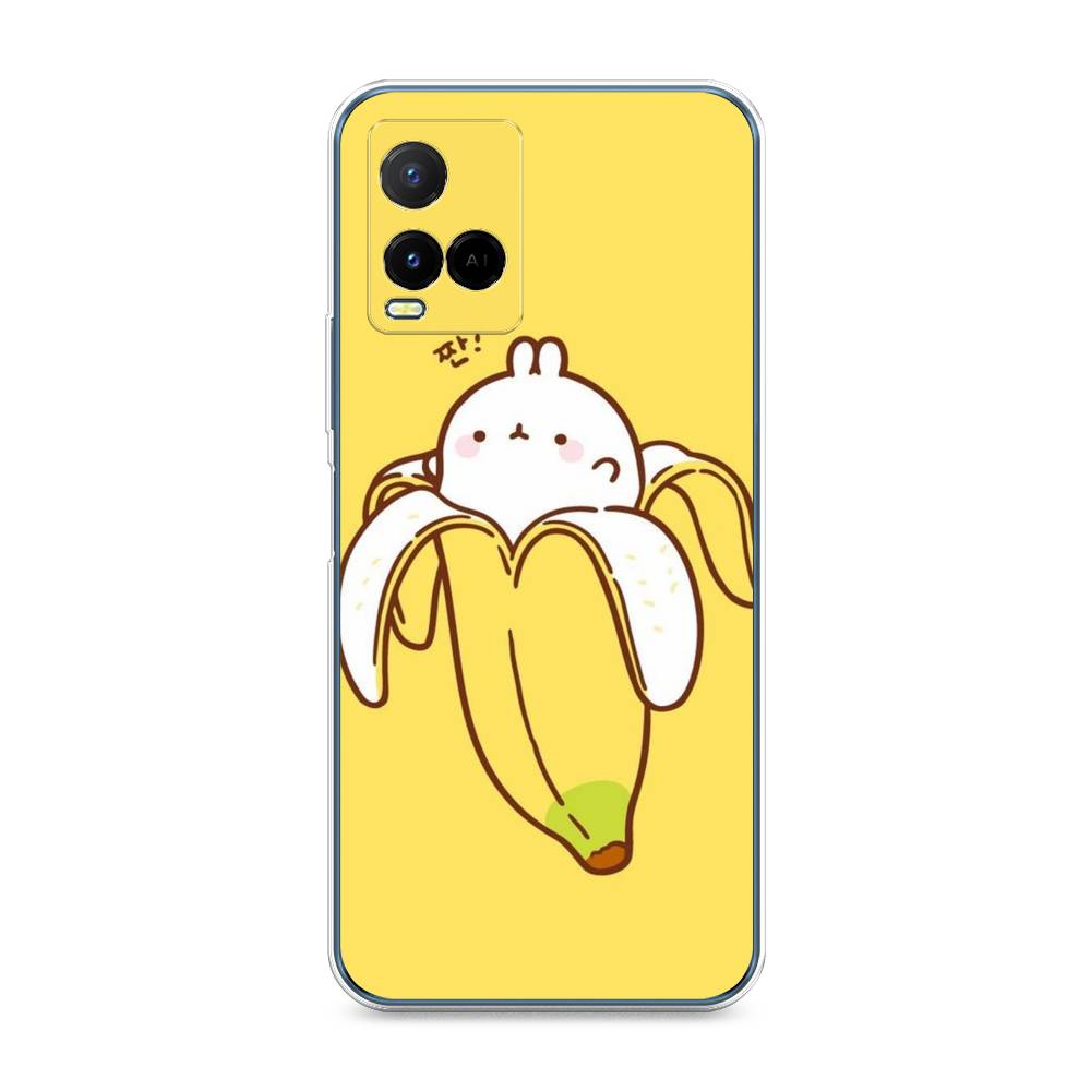 

Чехол Awog на Vivo Y21 "Зайчик-бананчик", Разноцветный, 265050-2