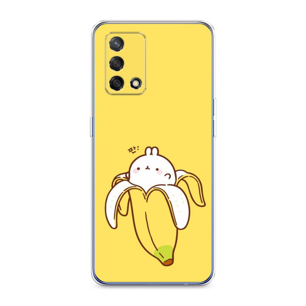 

Чехол Awog на Oppo A74 "Зайчик-бананчик", Разноцветный, 256050-2