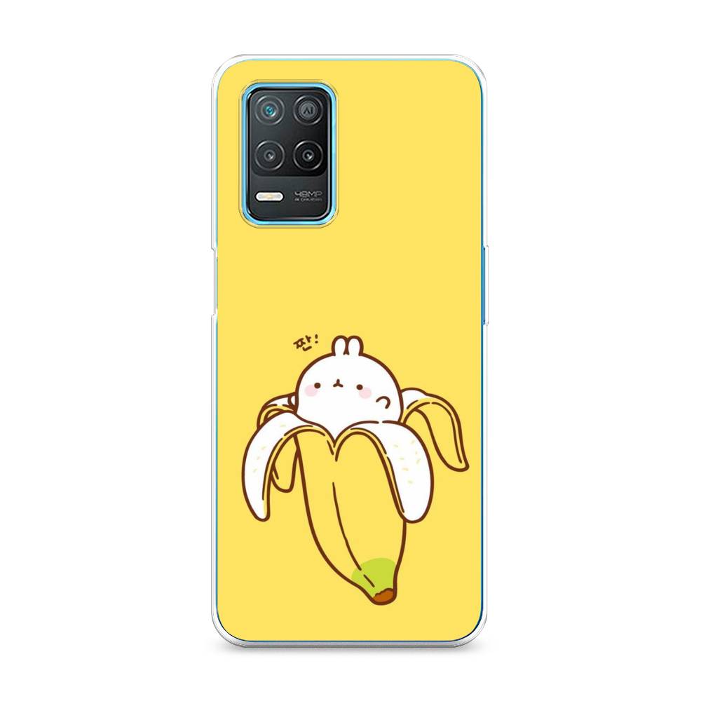 

Чехол Awog на Realme 8 5G "Зайчик-бананчик", Разноцветный, 257050-2